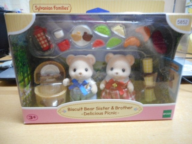 Sylvanian Families  bisvuit bear sister &brother, Enlèvement ou Envoi, Neuf