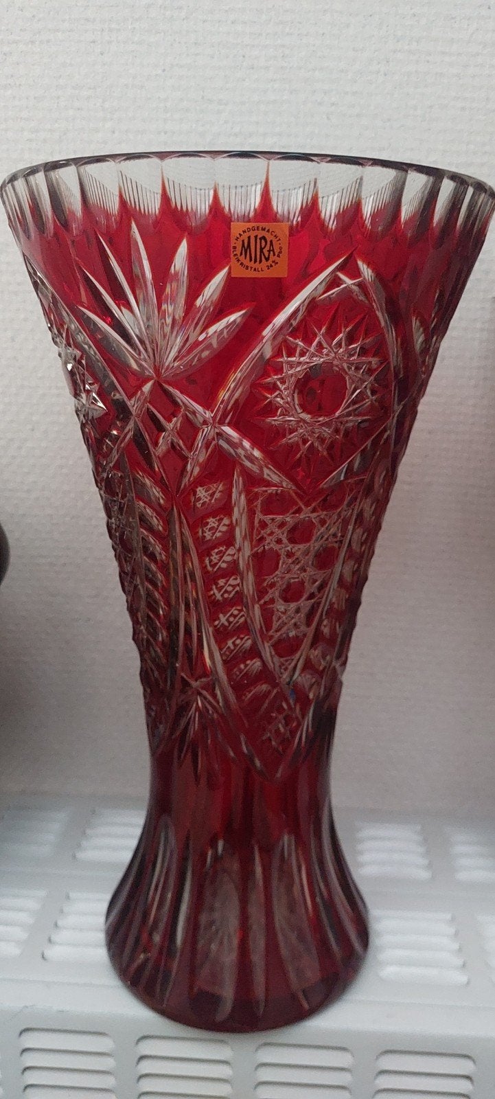 Kristallen vaas, Antiek en Kunst, Ophalen