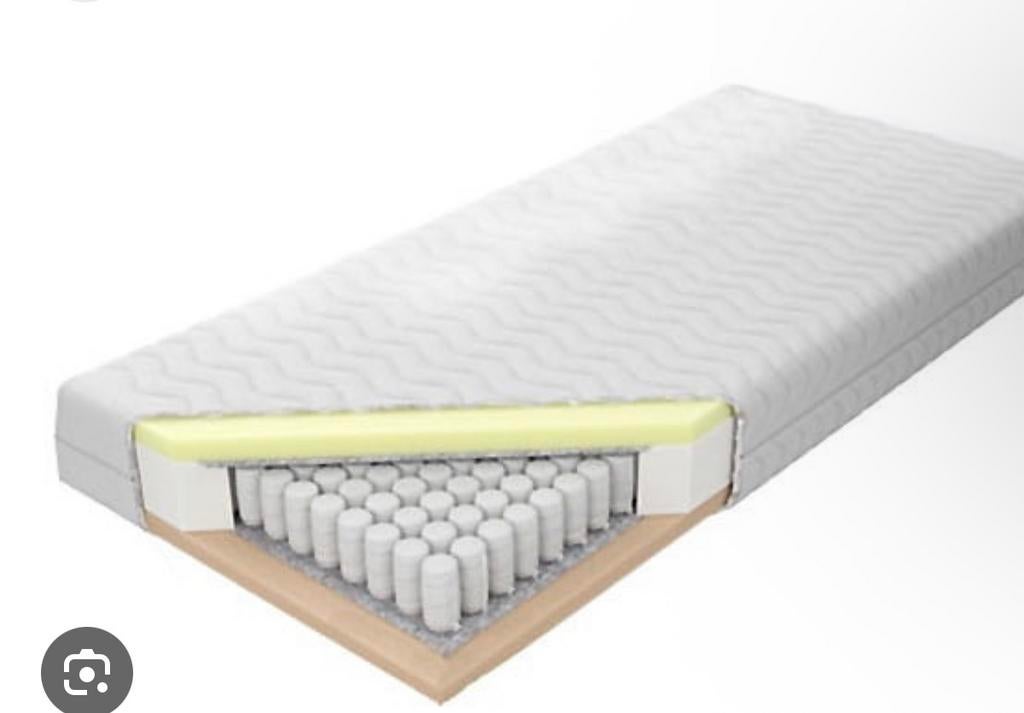 Matras pocketvering, Ophalen of Verzenden, Matras, Nieuw, Tweepersoons