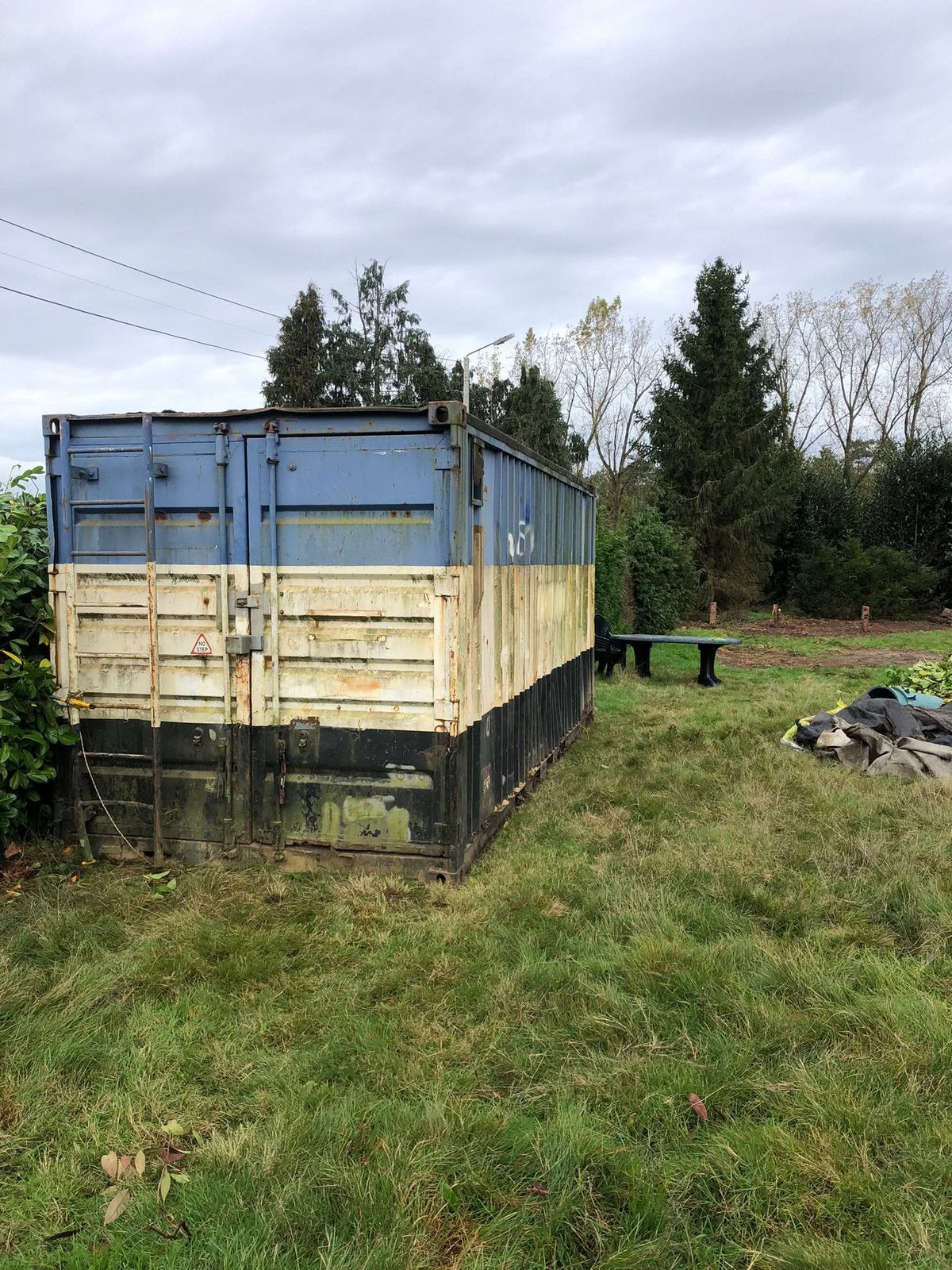 Container 20 ft, Doe-het-zelf en Bouw, Bouwketen en Schaftketen, Ophalen, Gebruikt