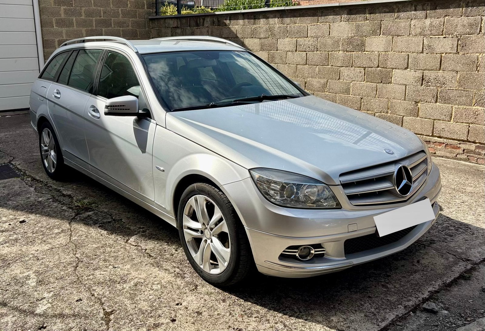 Mercedes c200 automatique euro5, Auto's, Euro 5, Zwart, 4 cilinders, Leder en Stof