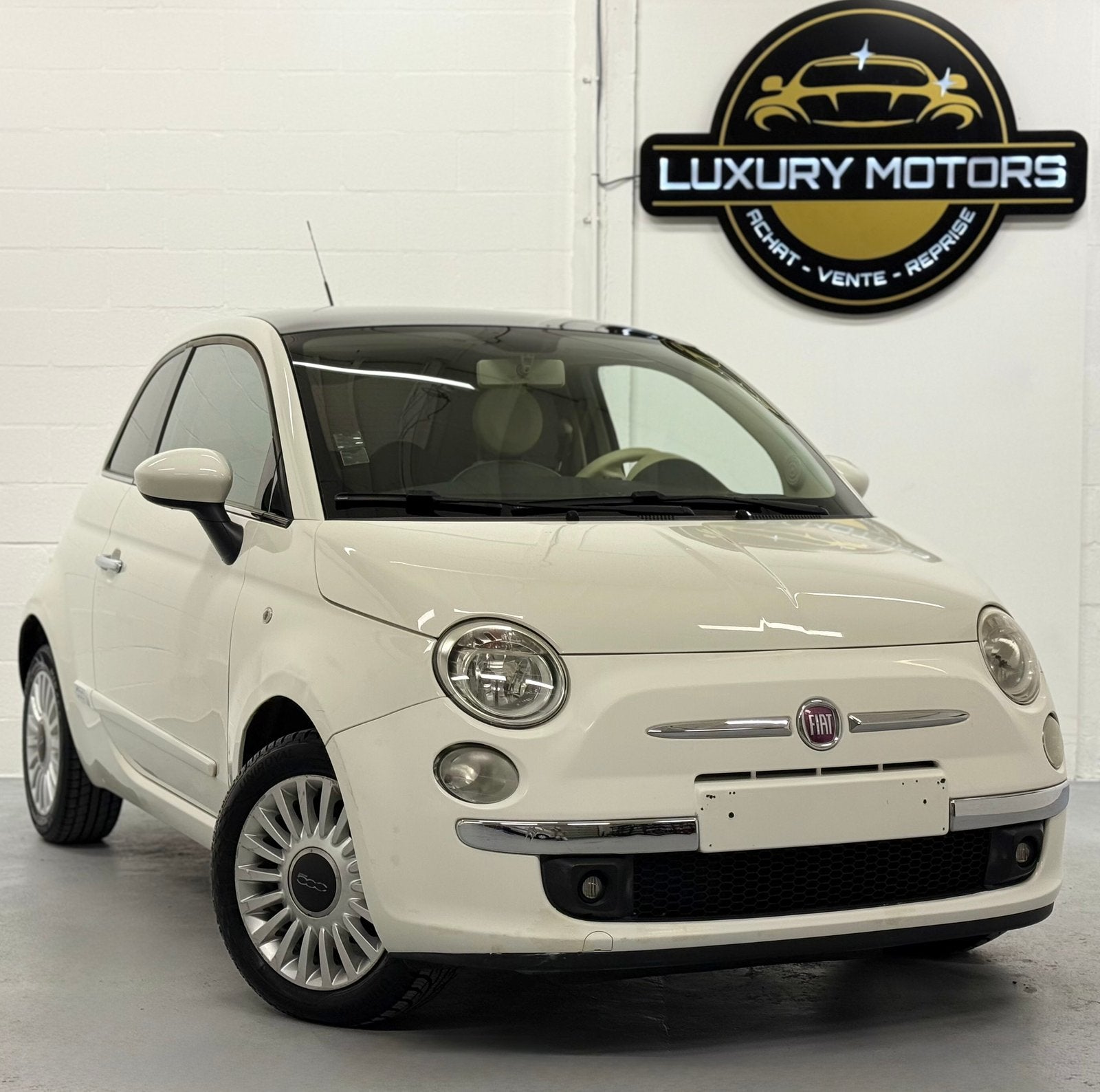 FIAT 500 1.2 LOUNGE LAGE KILOMETERSTAND CT OK, Auto's, Stof, Bedrijf, Handgeschakeld, https://public.car-pass.be/vhr/3028ebea-4f80-4003-9203-113fea963f9b