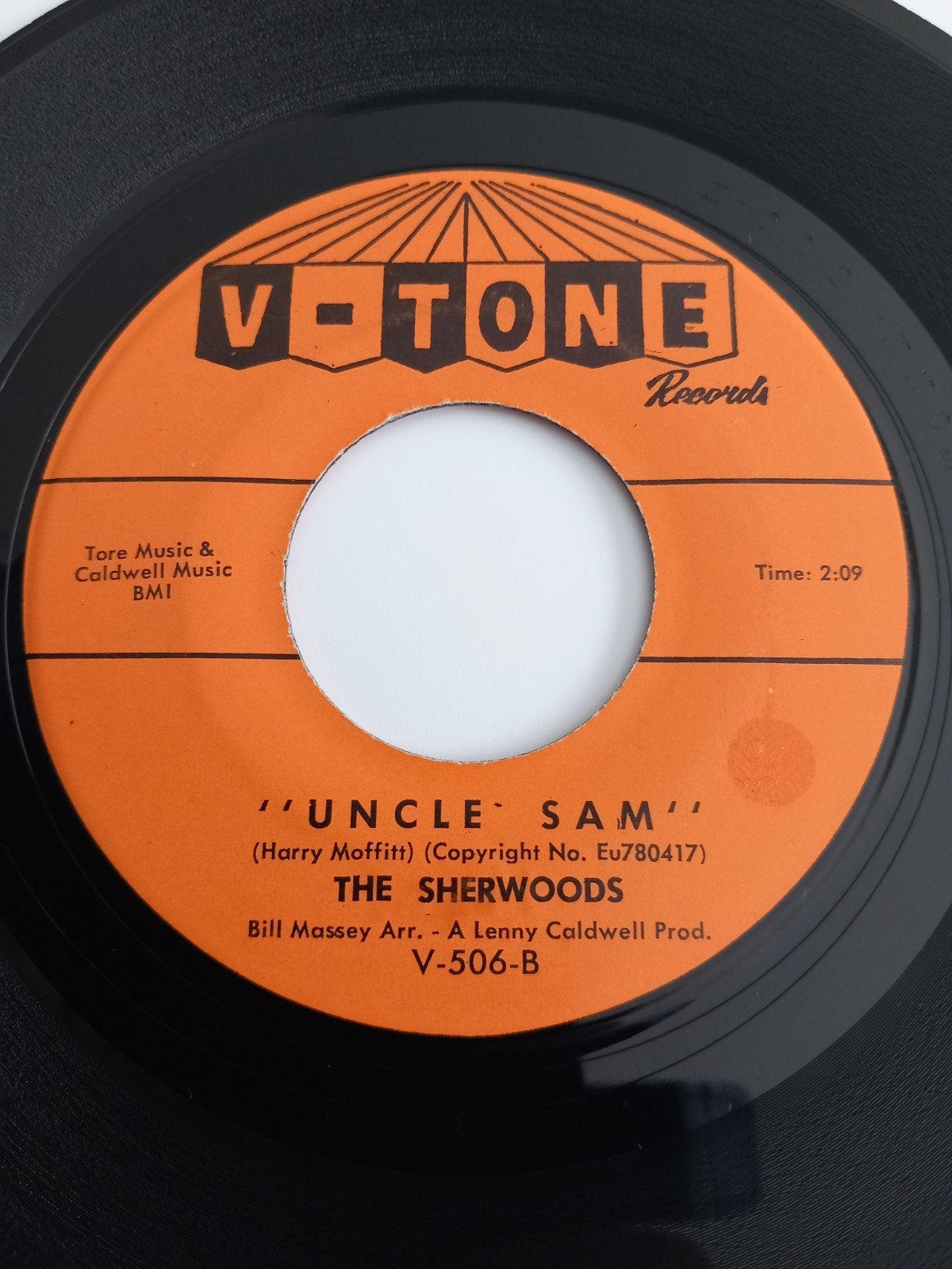 THE SHERWOODS. UNCLE SAM .OLDIES 60S USA 45T