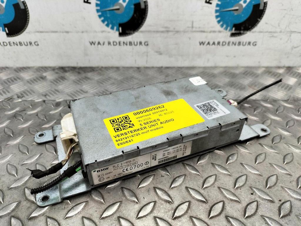 BMW 5 SERIES E61 523i Business Line  VERSTERKER UNIT AUDIO 2, Auto-onderdelen, Ophalen of Verzenden, Gebruikt, Stiba lid