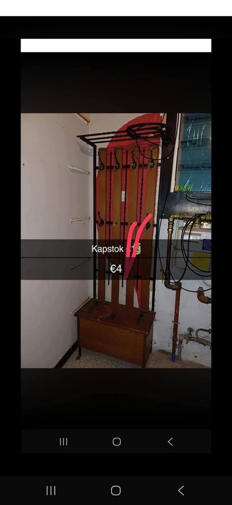 Kapstok, Ophalen