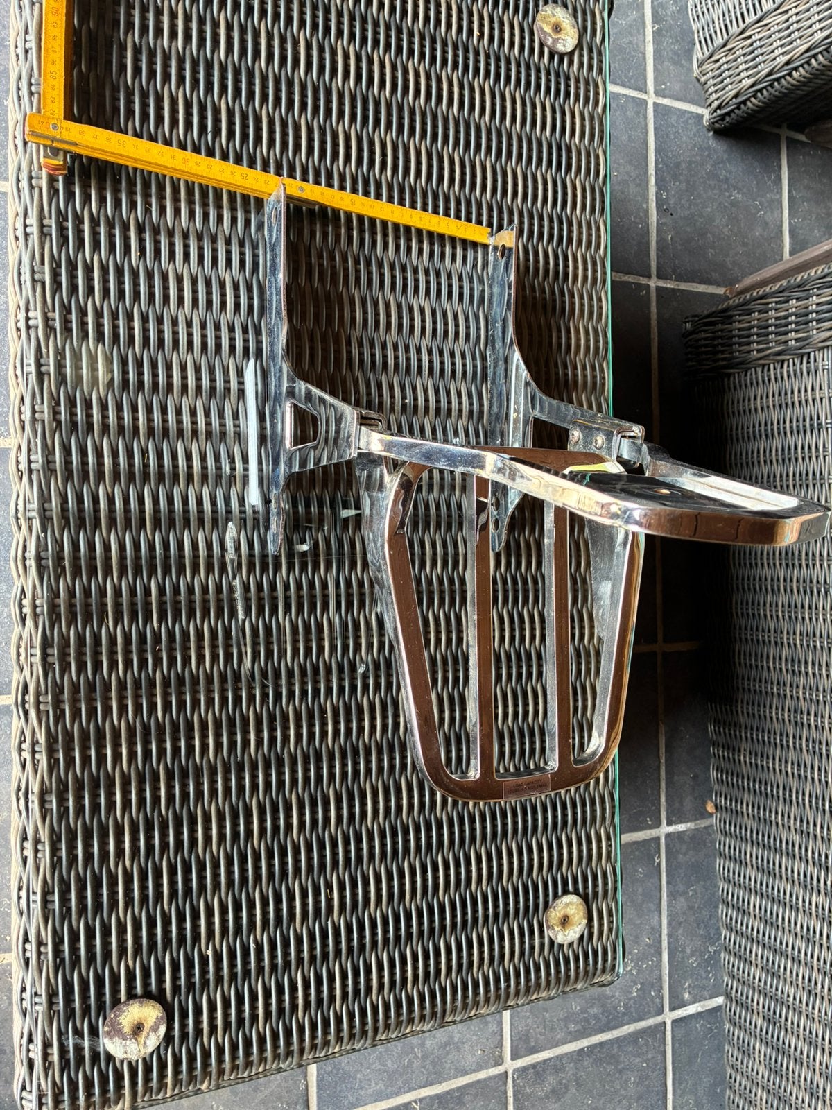 Harley davidson sissy bar bagagerek, Ophalen, Zo goed als nieuw