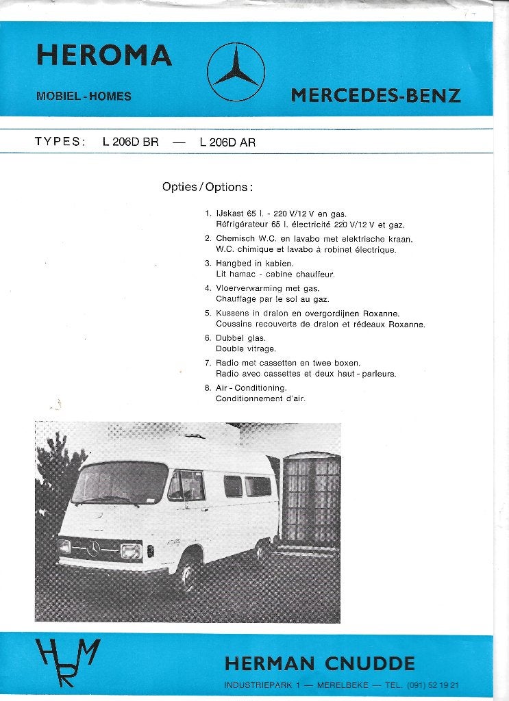 MERCEDES L206 HEROMA, Boeken, Ophalen of Verzenden, Gelezen, Mercedes
