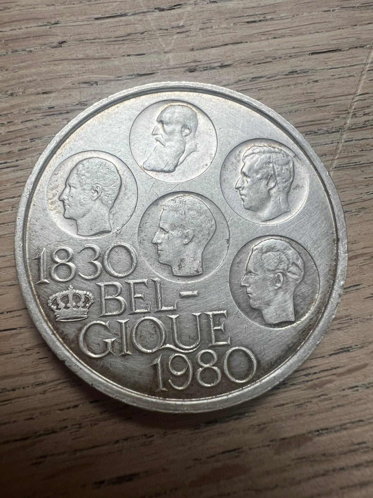 Lot zilveren munten België (Boudewijn) + Kennedy penning, Ophalen of Verzenden, Zilver