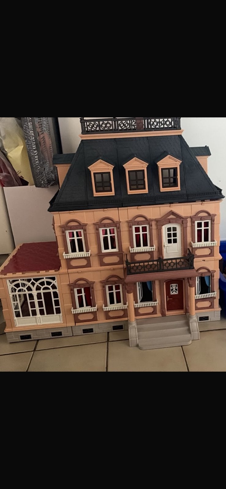 Huisje play mobiel “nostalgisch poppenhuis “.  Zonder doos, Enlèvement, Utilisé