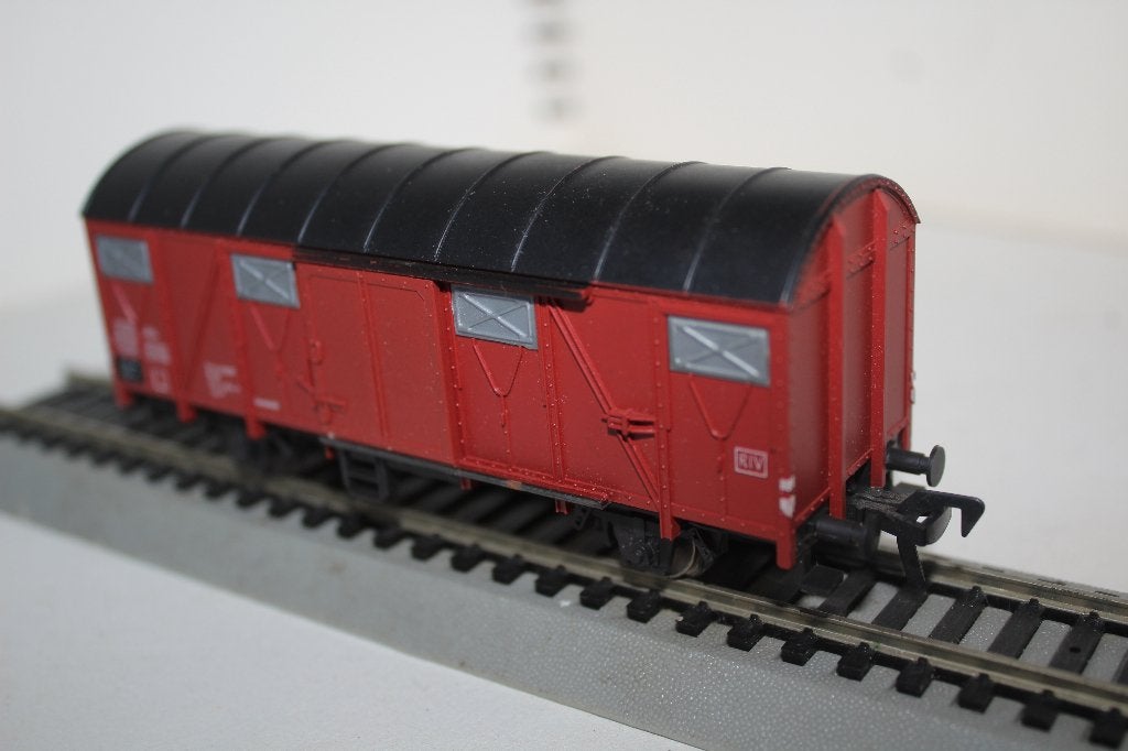 Fleischmann HO gesloten wagen DB, Hobby en Vrije tijd, Modeltreinen | H0, Gebruikt, Gelijkstroom, Verzenden, Fleischmann