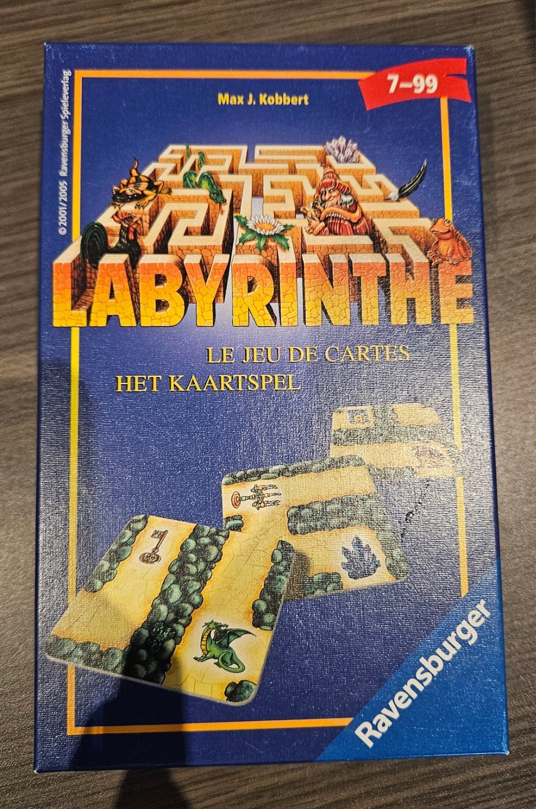 Labyrinthe, Hobby en Vrije tijd, Gezelschapsspellen | Kaartspellen, Vijf spelers of meer, Ophalen of Verzenden, Gebruikt