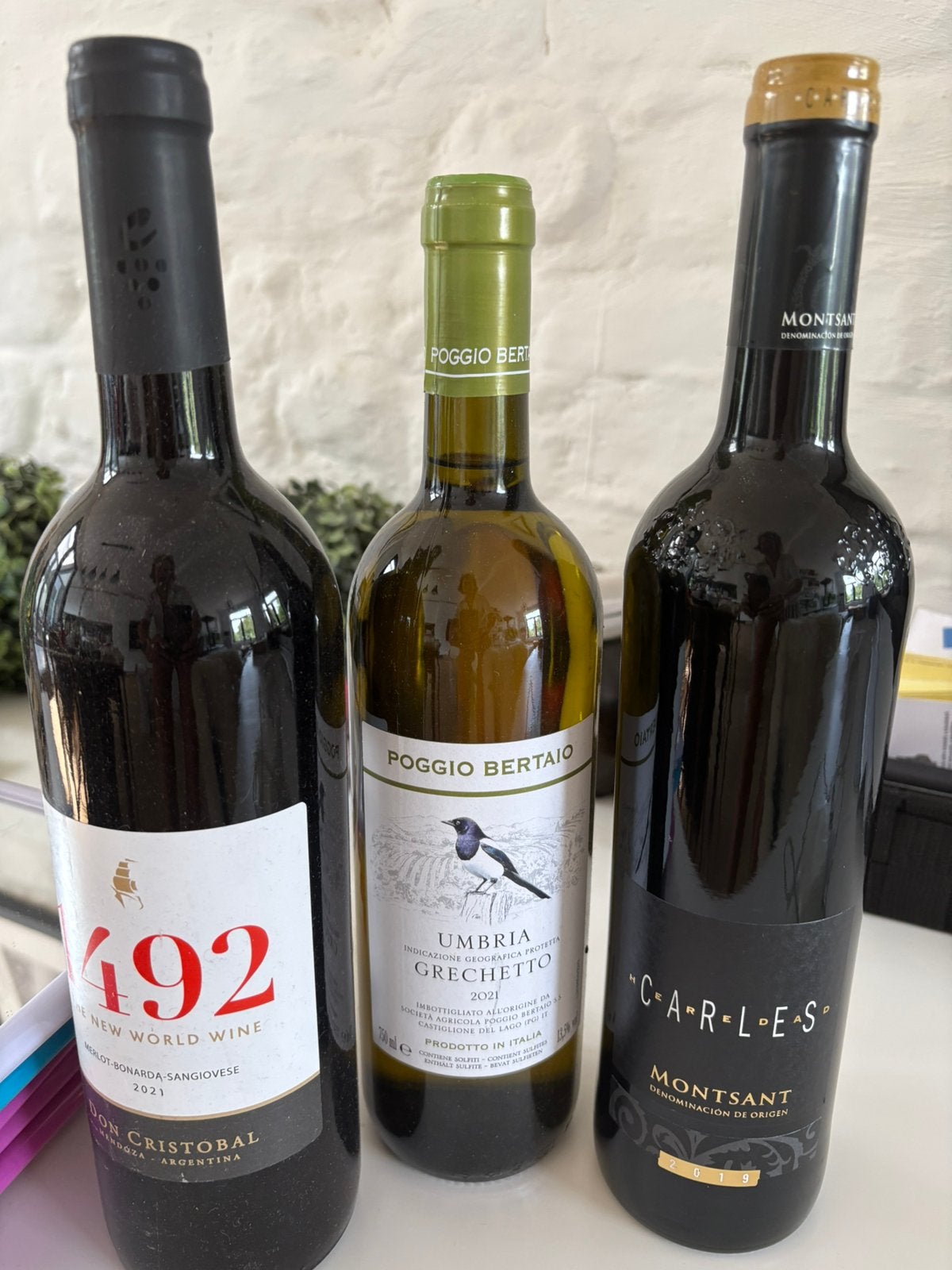 3 bouteilles de vin, Collections, Vins, Enlèvement, Neuf