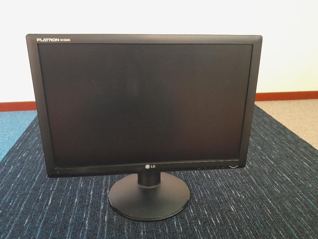 LG Monitor/ Beeldscherm 19" type W1934S-BN, Computers en Software, Ophalen, Gebruikt, Overige typen, Overige resoluties