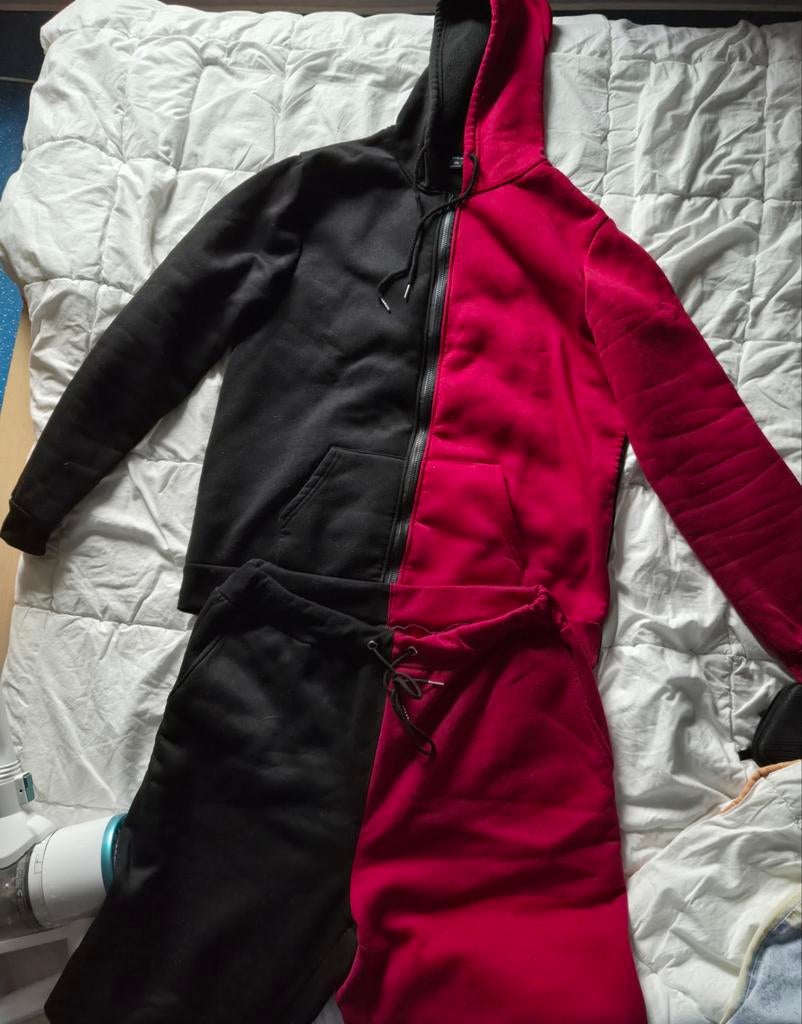 Ensemble XXL rouge et noir