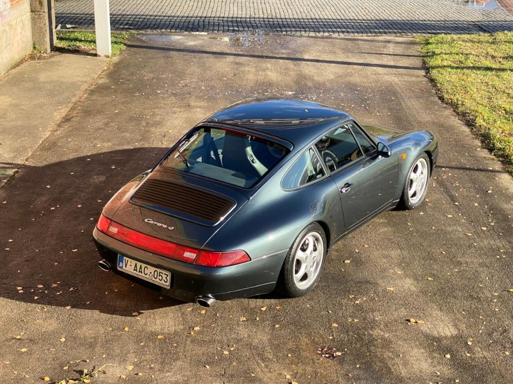 Porsche 993 Carrera 4 zonder schuifdak met sper en matching, Auto's, Leder, Bedrijf, Handgeschakeld, 200 kW