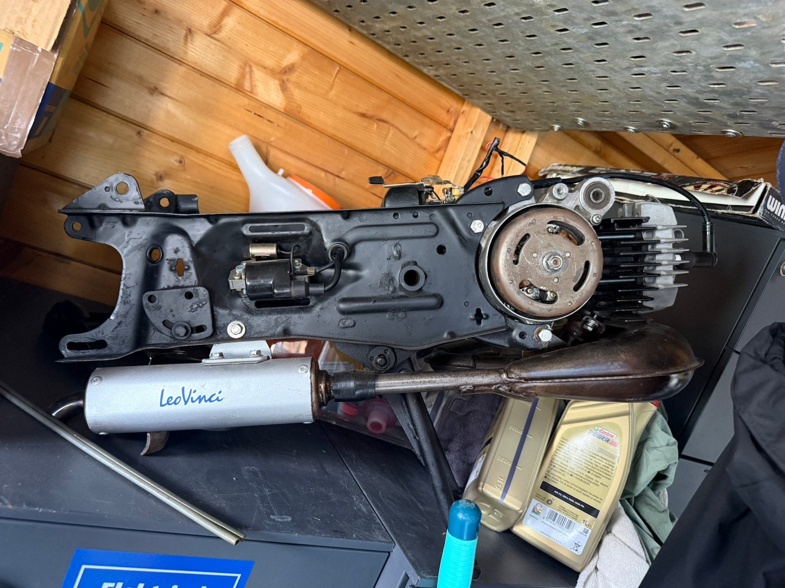 Honda camino Vario blok + leo 2, Fietsen en Brommers, Brommeronderdelen | Scooters, Gebruikt, Honda, Blok, Ophalen