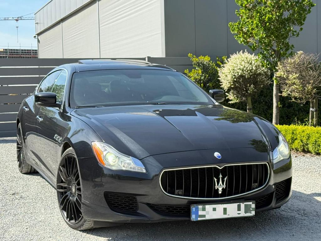 Maserati quatre portes 3.0 diesel bj 2016, Autos, Maserati, Cuir, Achat, Euro 6, Noir