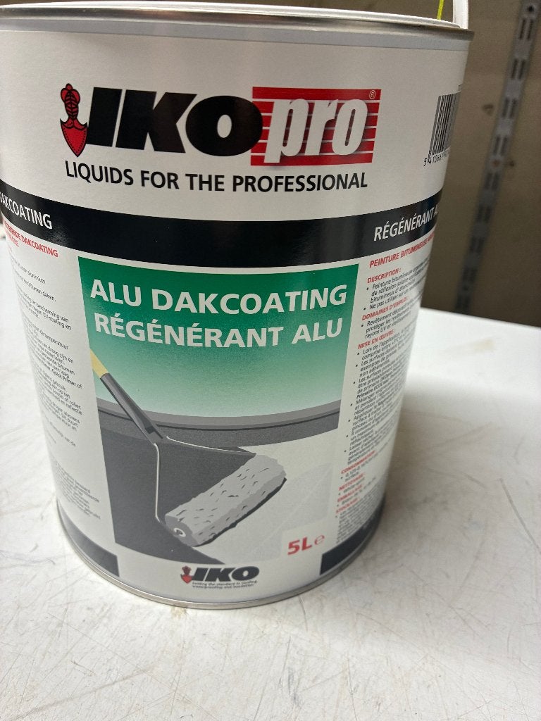 Nieuwe IKOpro Alu Dakcoating 5L  Zonnereflecterende coating, Bricolage & Construction, Tuiles & Revêtements de toit, Neuf, Autres couleurs