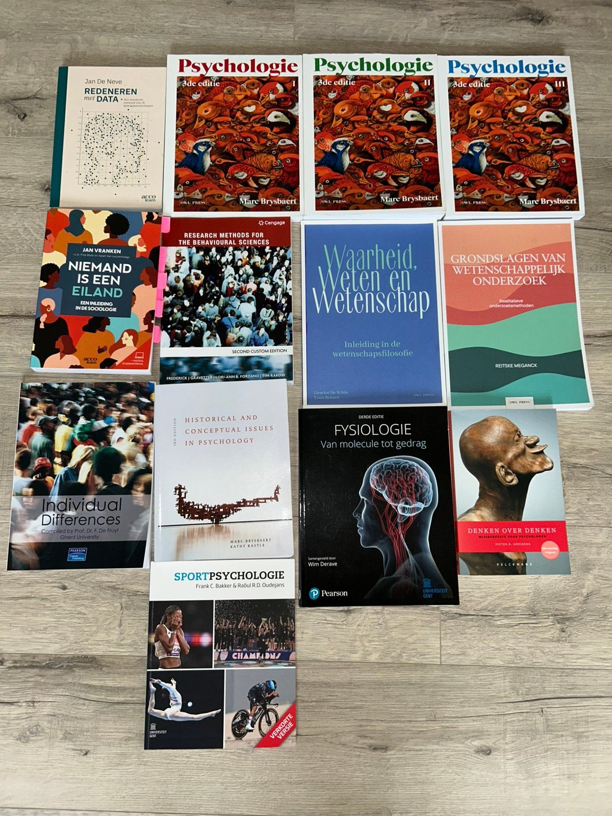 Boeken Psychologie eerste bachelor Ugent, Boeken, Ophalen of Verzenden, Gelezen, Hoger Onderwijs