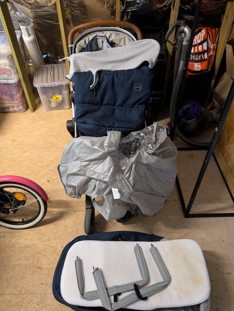 Joolz day 3 koets, Kinderen en Baby's, Kinderwagens en Combinaties, Gebruikt, Verstelbare duwstang, Ophalen, Kinderwagen