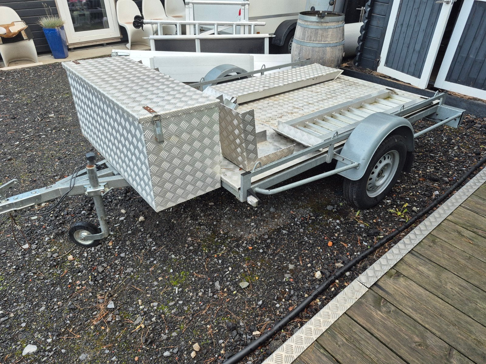 moto trailer 1200 euro, Ophalen of Verzenden