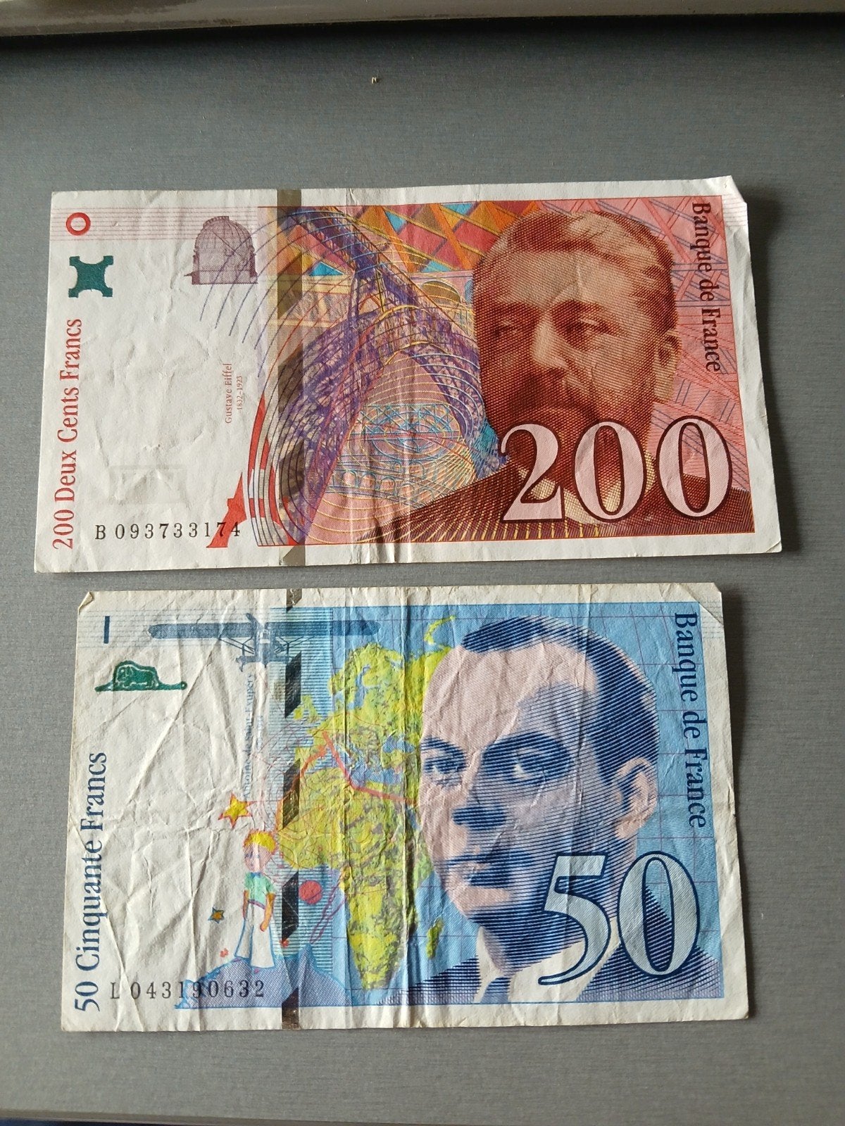 2 billets français, Ophalen of Verzenden