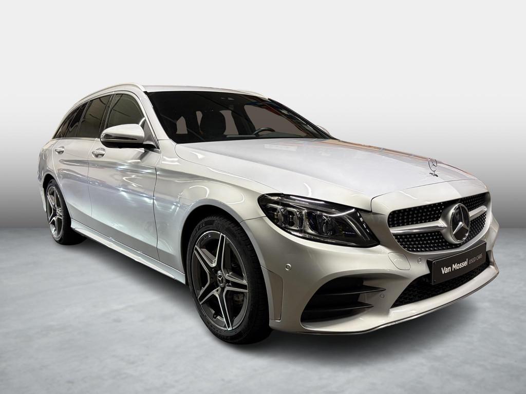 Mercedes-Benz C 180d Break + AMG LINE + MULTIBEAM LED + CARP, Auto's, Zwart, 4 cilinders, 1600 cc, Bedrijf