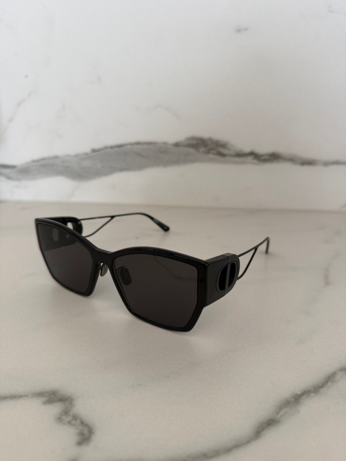 Zonnenbril Christian Dior 30Montaigne zwart, Autres marques, Comme neuf, Enlèvement, Lunettes de soleil