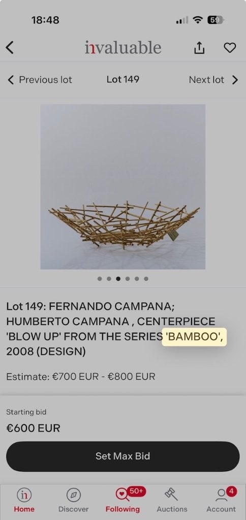 collectors item Alessi “Blow Up Bamboo” 2010, Ophalen