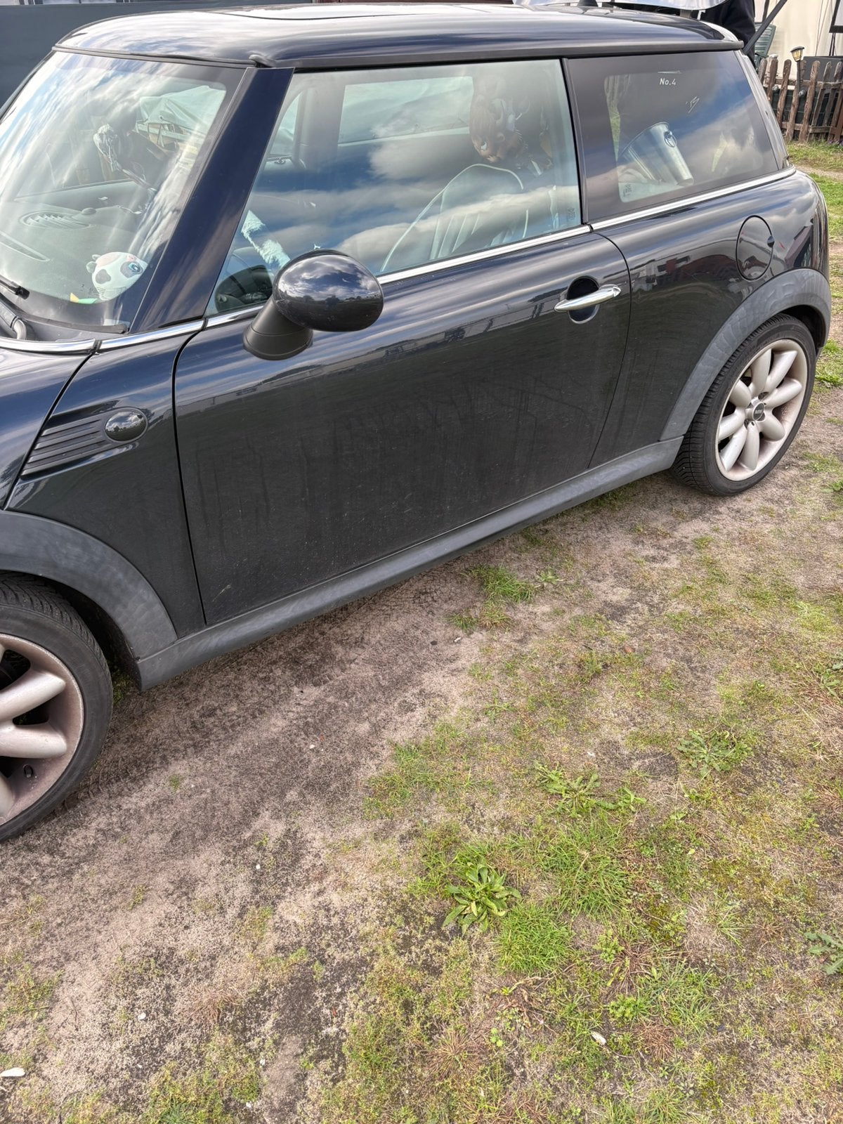 Mini cooper 2007, Auto's, Zwart, Zwart, Leder, Handgeschakeld
