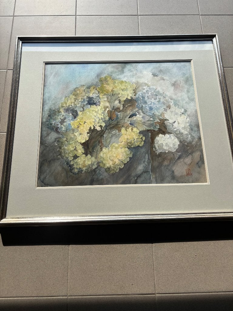 Aquarel Walter Lebbe, Antiek en Kunst, Kunst | Schilderijen | Klassiek, Ophalen, Aquarel