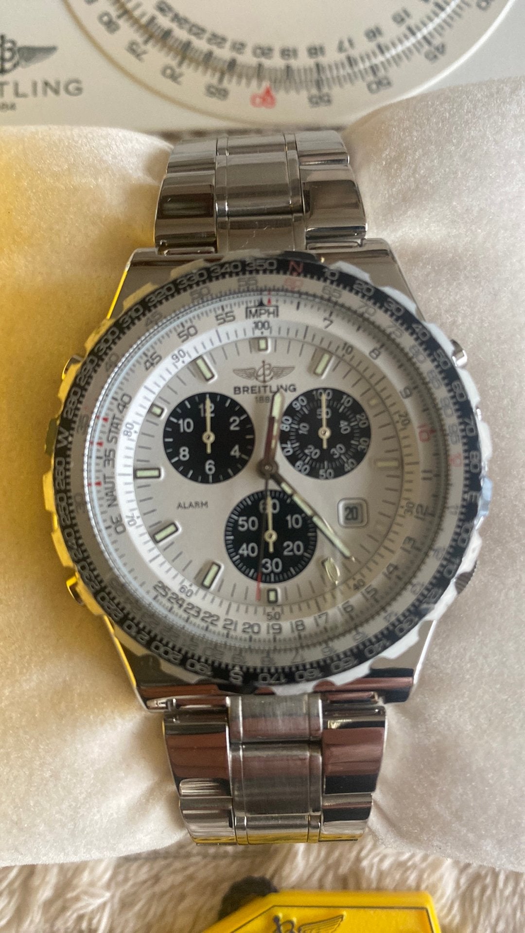 Breitling Jupiter Pilot, Bijoux, Sacs & Beauté, Enlèvement ou Envoi, Comme neuf, Breitling