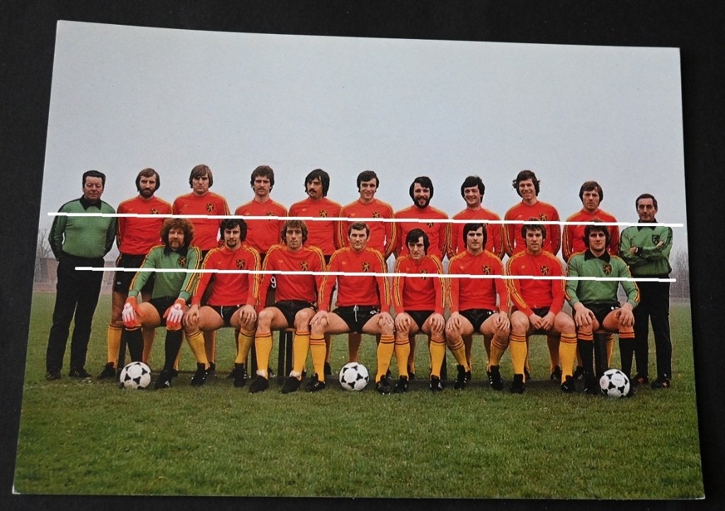 Photo Diables Rouges /Format carte postale/Années 1980 Belge, Collections, Envoi, Comme neuf, Affiche, Image ou Autocollant