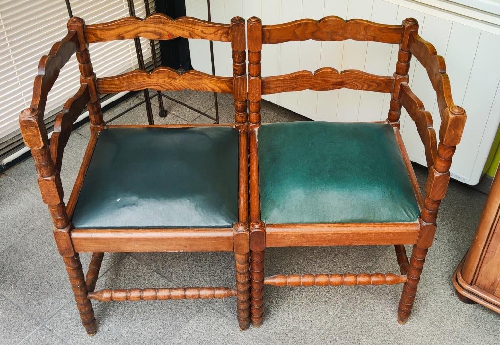 Lot de 2 fauteuils, coin du feu, Enlèvement, Utilisé