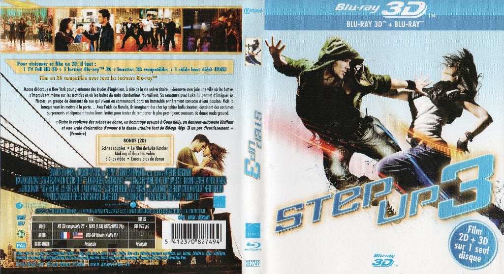 step-up 3  (blu-ray 3D & 2D) neuf, Enlèvement ou Envoi, Comme neuf, Autres genres