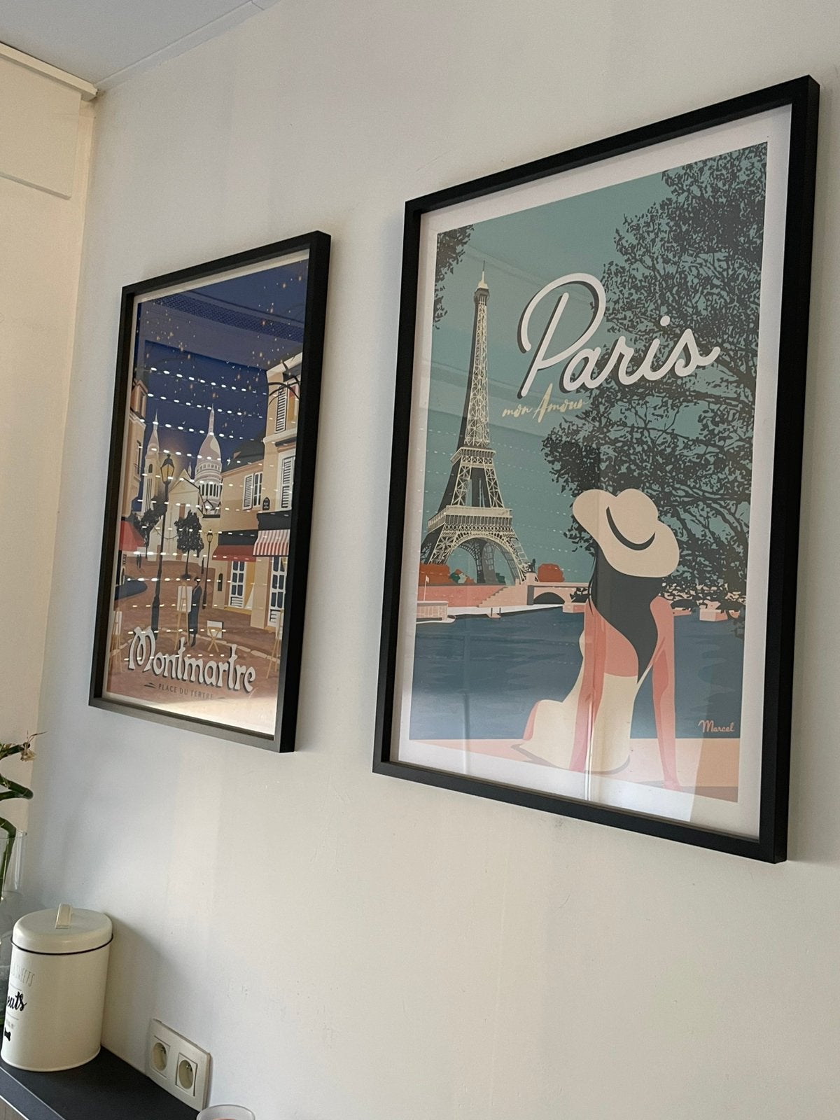 2 kaders, Huis en Inrichting, Woonaccessoires | Lijsten, Ophalen, Zo goed als nieuw