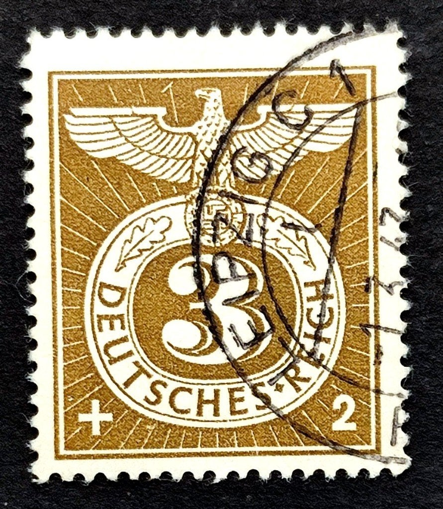 Deutsches Reich: Reichsadler 1943, Postzegels en Munten, Ophalen of Verzenden, Overige periodes, Gestempeld