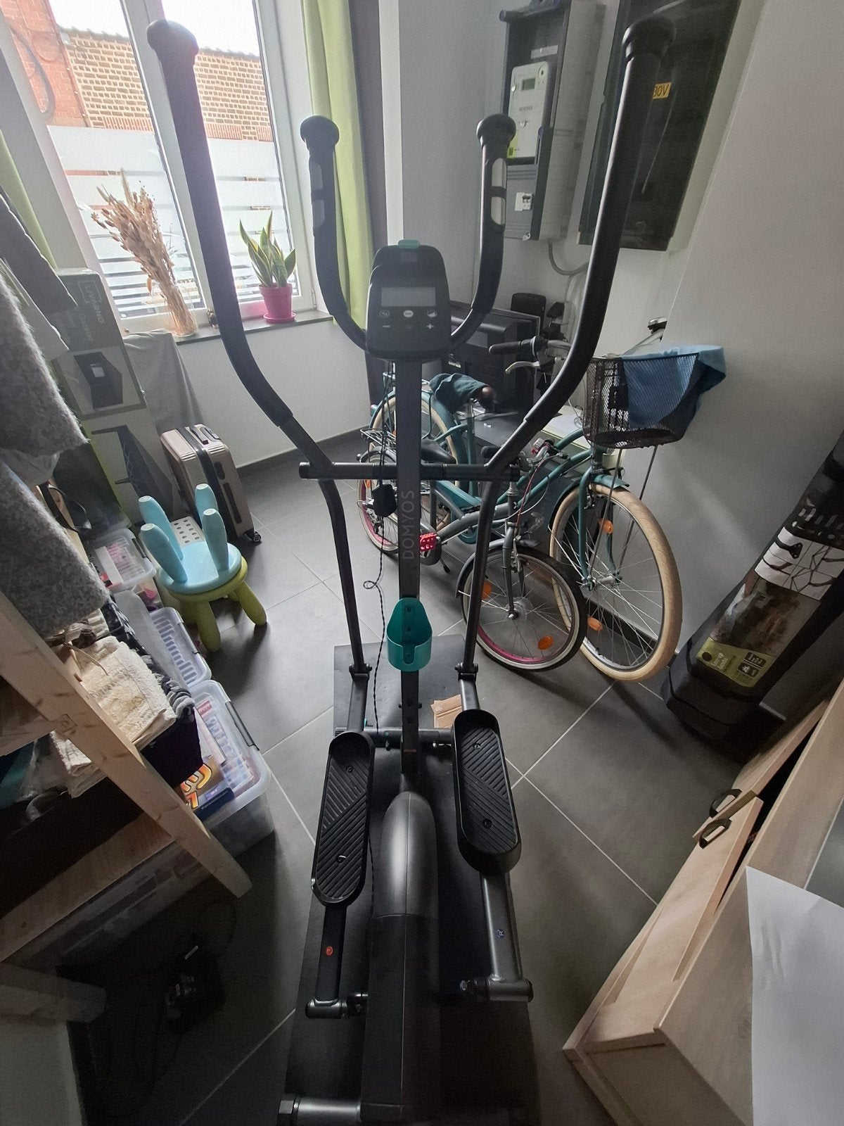 Elliptisch, Sport en Fitness, Fitnessmaterialen, Ophalen, Zo goed als nieuw, Armen, Fitnessbal