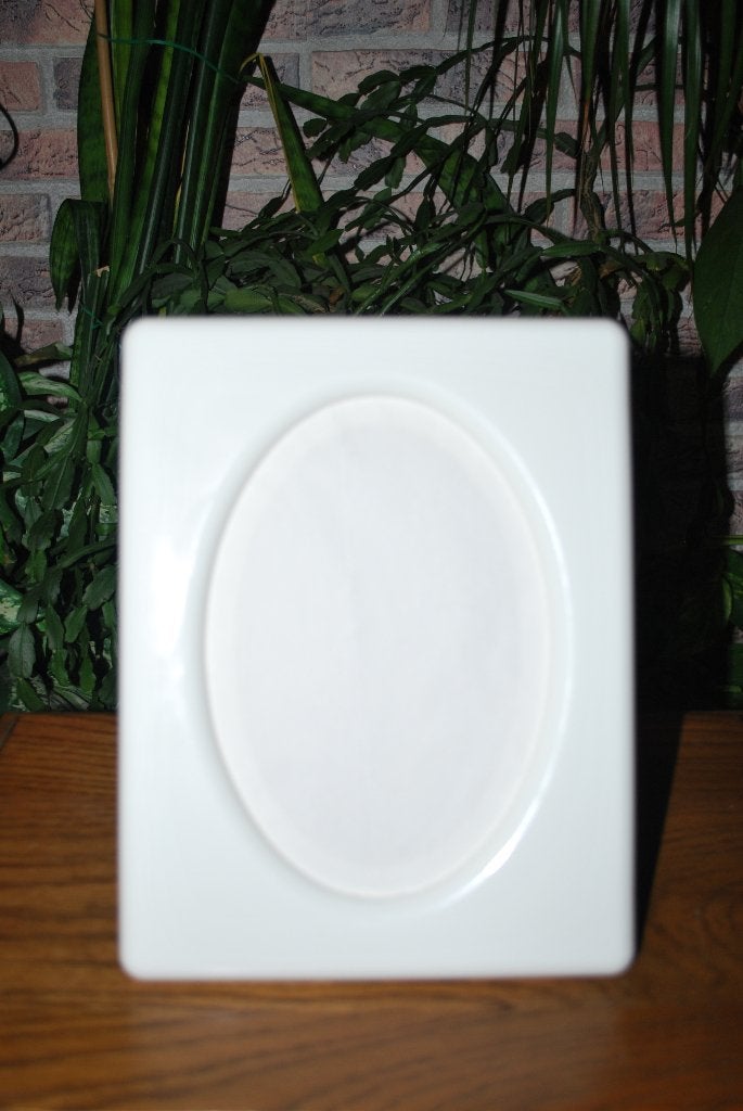 TUPPERWARE Cadre pour photo ovale blanc NEUF!, Neuf, Plastique, Enlèvement ou Envoi, Suspendu