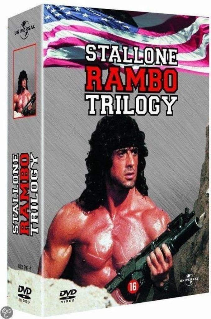 Rambo  trilogy  dvd  box, Ophalen of Verzenden, Engels, Nederlands