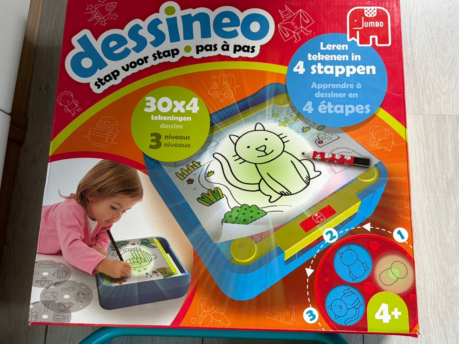 Dessineo Jumbo leren tekenen stap voor stap, Ophalen, Zo goed als nieuw