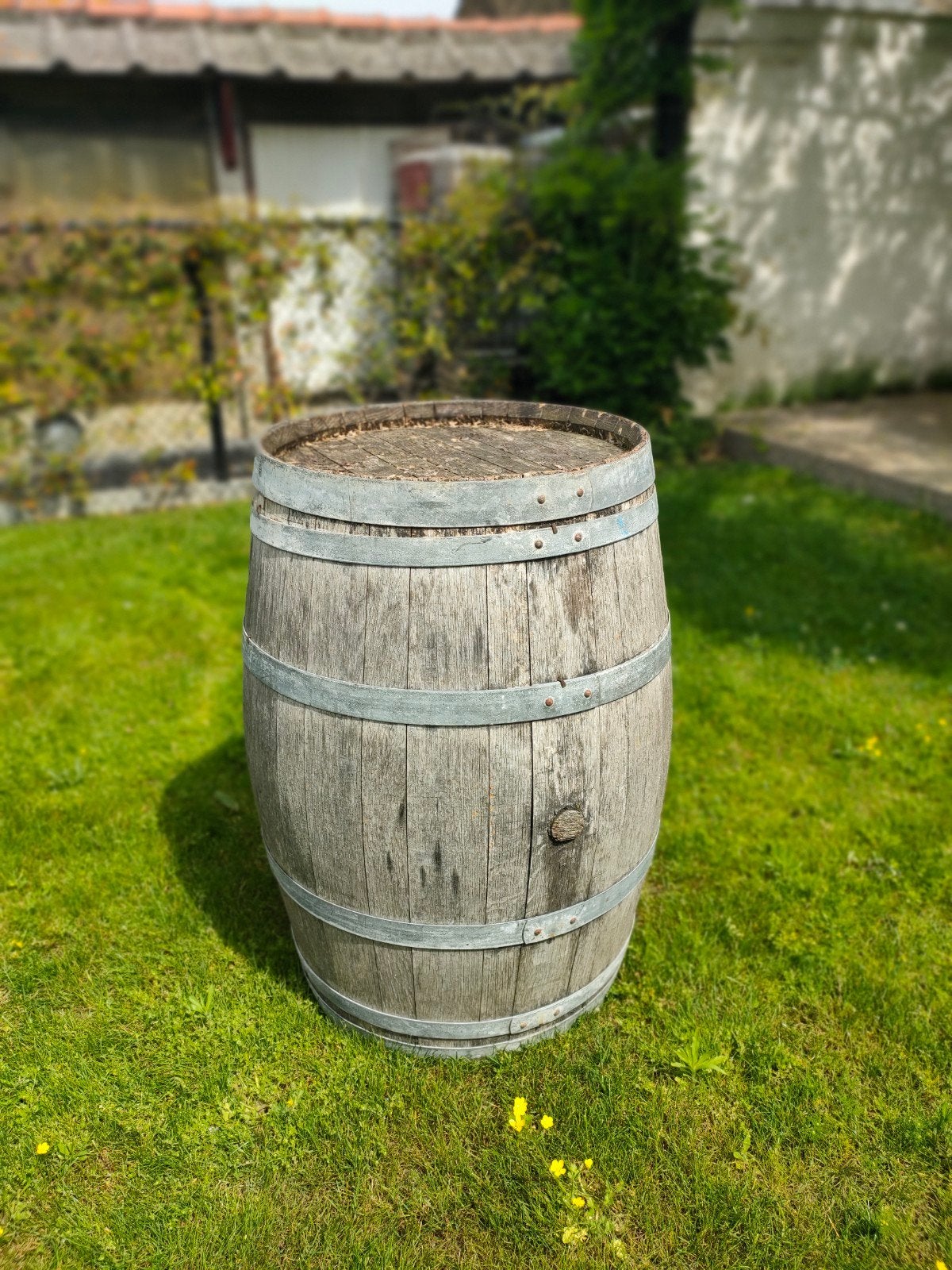 Decoratieve houten ton, Tuin en Terras, Regentonnen, Ophalen