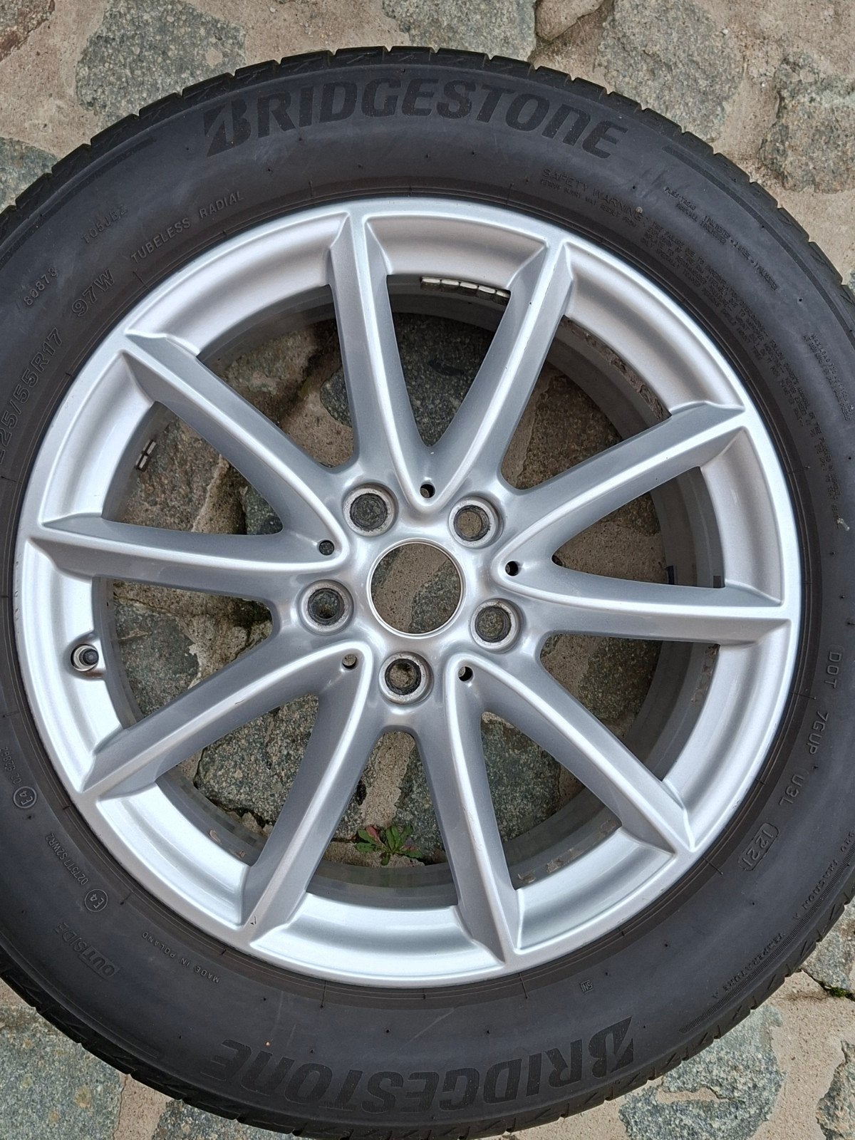 4 jantes bmw 7,5x17 en parfait état comme kit hiver, Autos : Pièces & Accessoires, Enlèvement, Pneu(s)