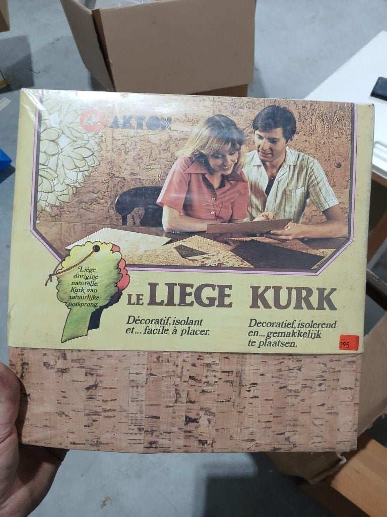 Kurk tegels retro (30×30cm), Ophalen of Verzenden, Nieuw