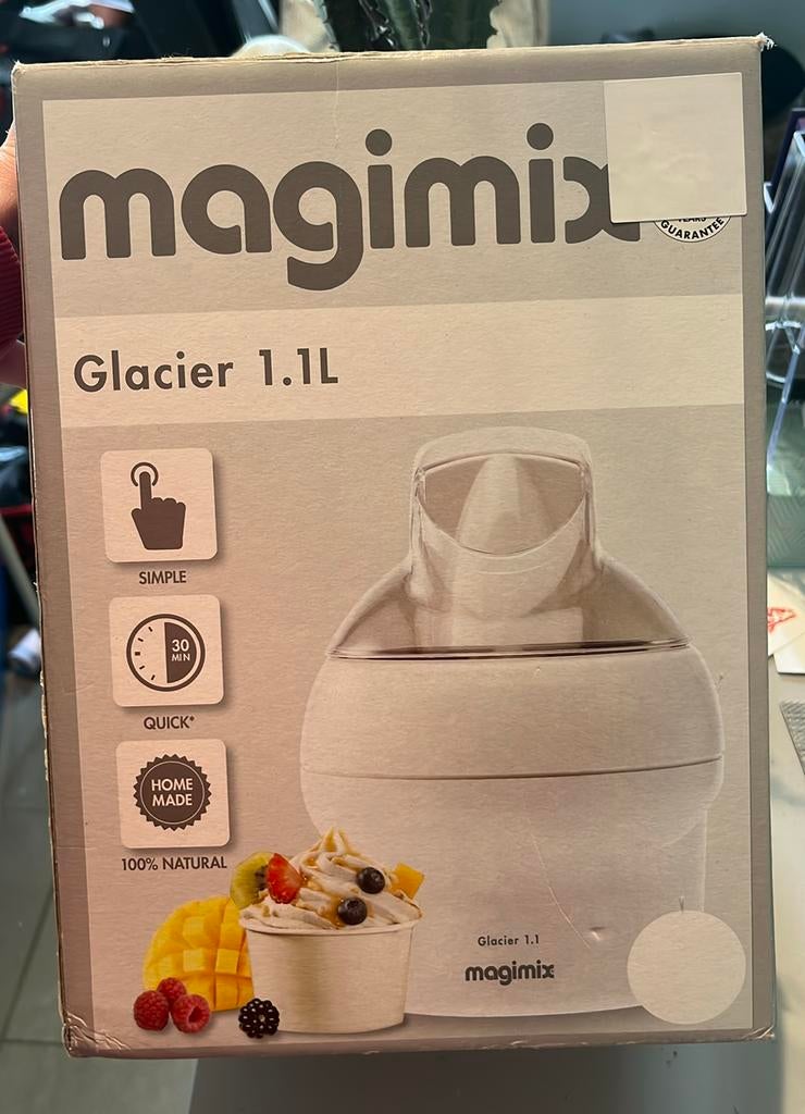 Magimix Glacier ijsmachine 1.1l nooit gebruikt, Elektronische apparatuur, IJsmachines, Ophalen, Zo goed als nieuw