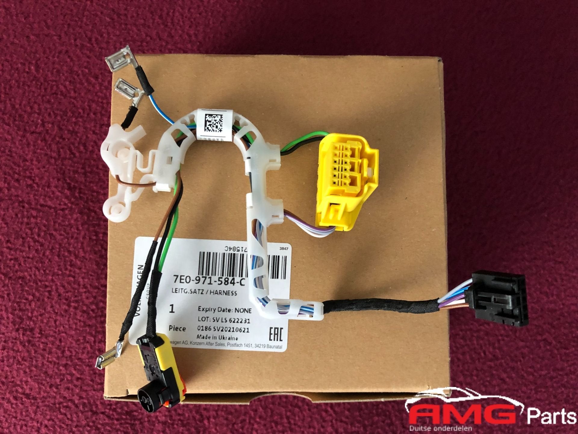 Vw T6 Stuur Airbag Kabel 7E0971584C, Volkswagen, Volkswagen AG, Nieuw, Vw@volkswagen.de