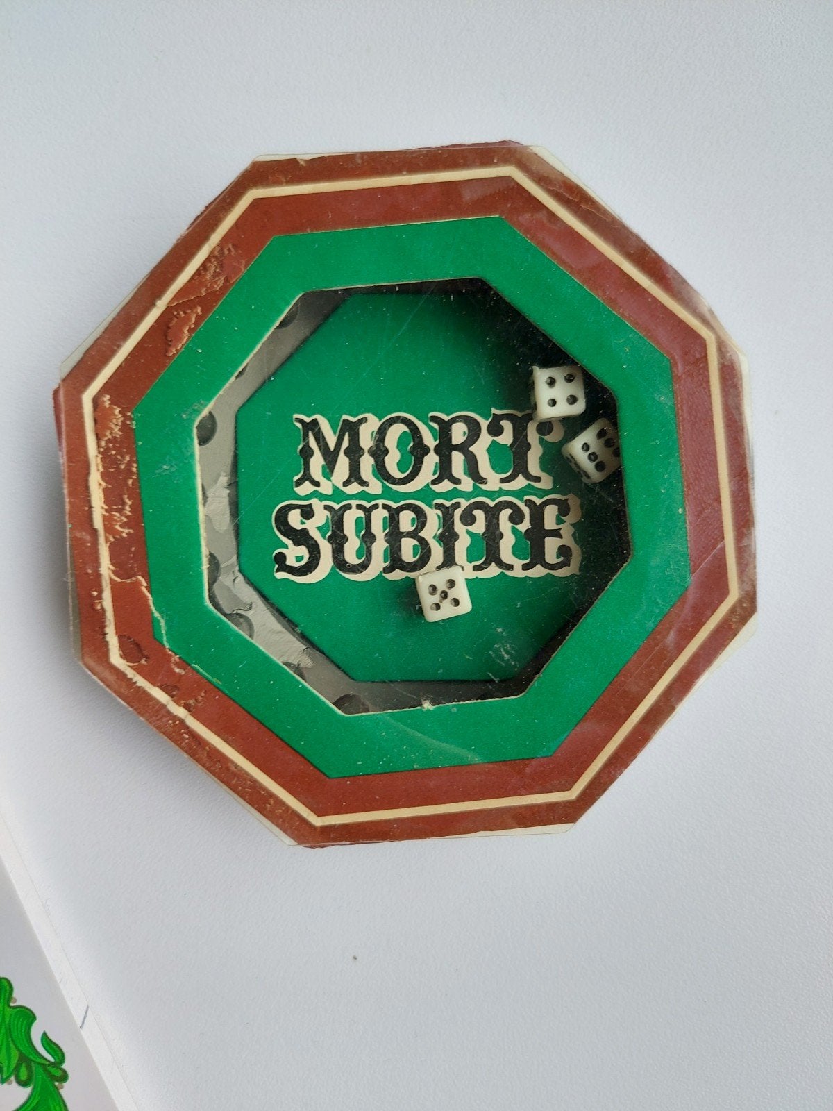 Morte Subite vintage minatuur pitjesbak/dobbelsteenbak, Enlèvement