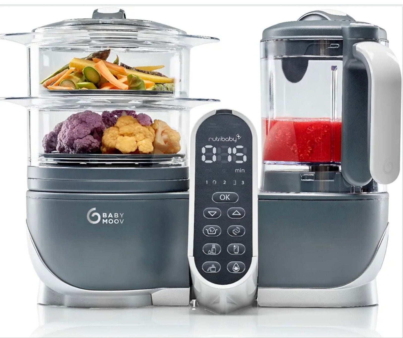 Babymoov Nutribaby stoomkoker en blender (1 jaar oud), Kinderen en Baby's, Ophalen of Verzenden, Babymoov
