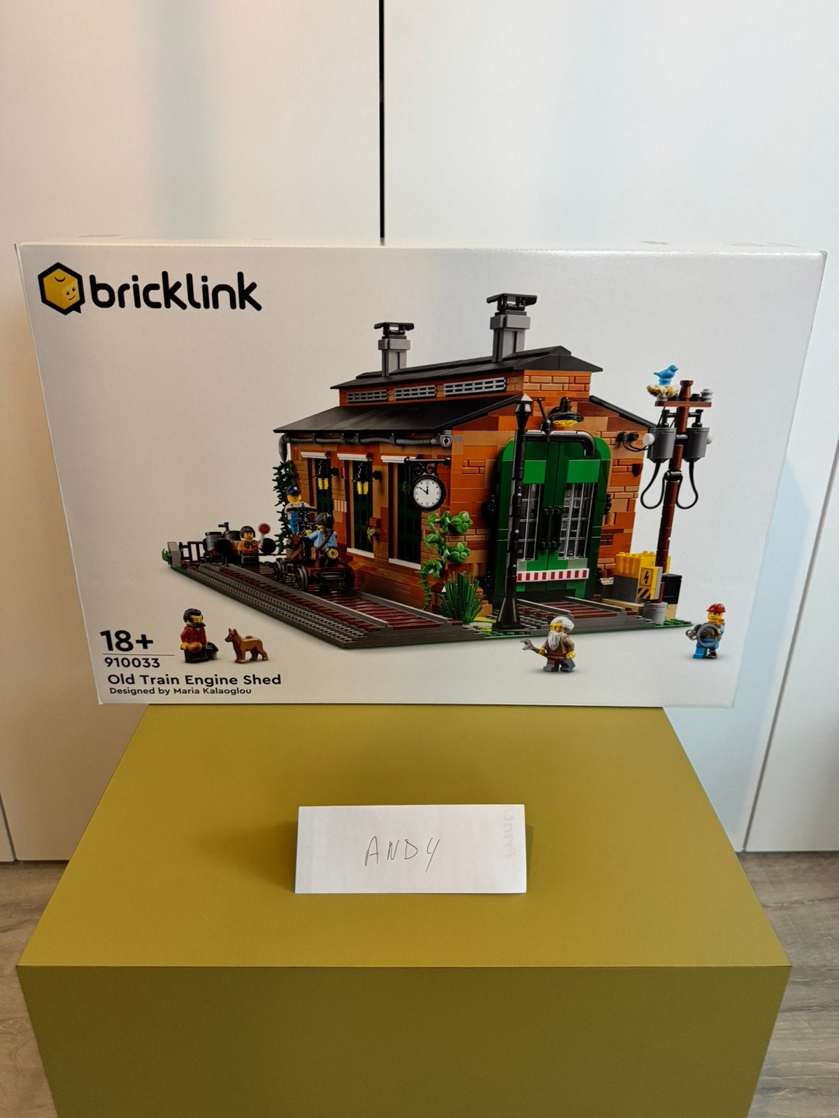 Lego Bricklink 910033 Ancien hangar à machines de train, Enlèvement, Neuf, Ensemble complet, Lego