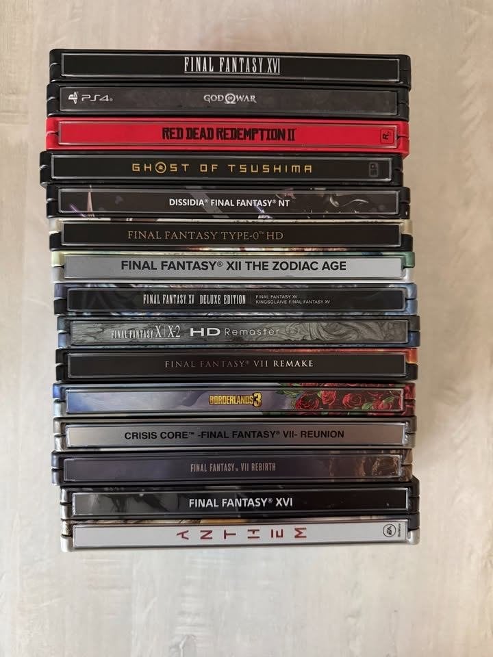 Lot 14 Steelbooks Collectors - Jeux inclus PS4 / PS5, Enlèvement, Comme neuf, Autres genres, Un ordinateur